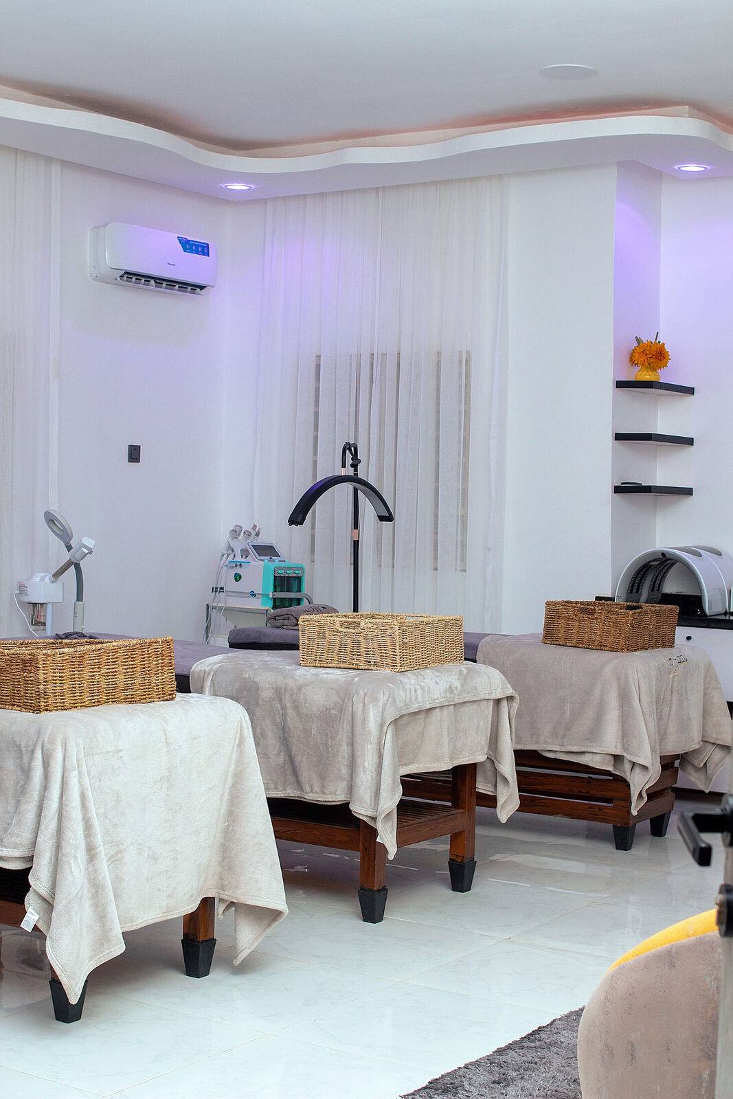 Inside Lizaffair Beauty Spa, Abuja